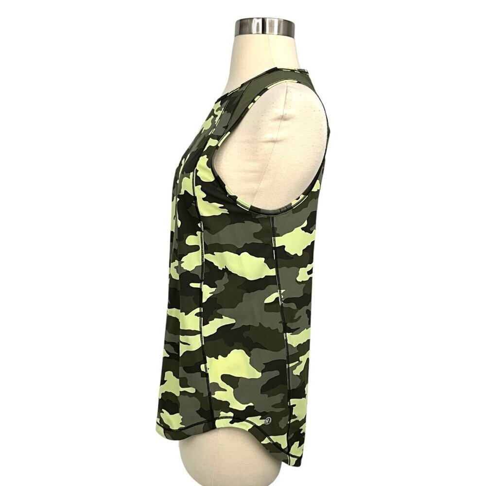 Lululemon Sculpt Tank Heritage 365 Camo Crispin Green Multi Medium Olive Size 6? - Picture 3 of 6